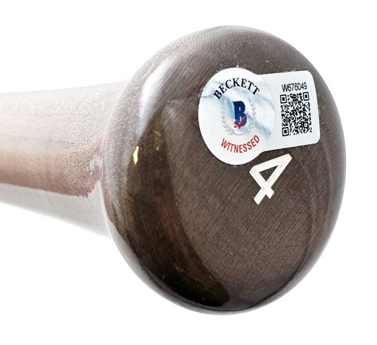 Francisco Alvarez New York Mets Signed Marucci Model Bat MLB Debut 9-30-22 BAS