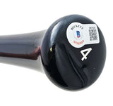 Francisco Alvarez Mets Signed Orange Marucci Model Bat MLB Debut 9-30-22 BAS