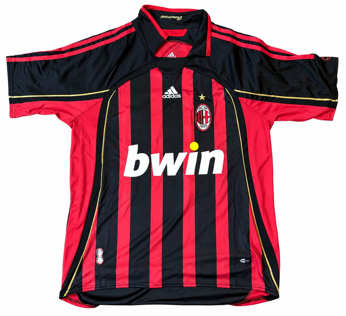 Andrea Pirlo Signed AC Milan Adidas Soccer Jersey BAS