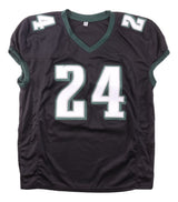 Andrew Mukuba Philadelphia Signed Black Pro Cut Football Jersey JSA QR Hologram