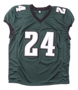 Andrew Mukuba Philadelphia Signed Green Pro Cut Football Jersey JSA QR Hologram