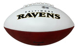Anquan Boldin Signed Baltimore Ravens Logo Football BAS