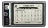 Anthony Rizzo Signed 2022 Topps #242 New York Yankees Card PSA