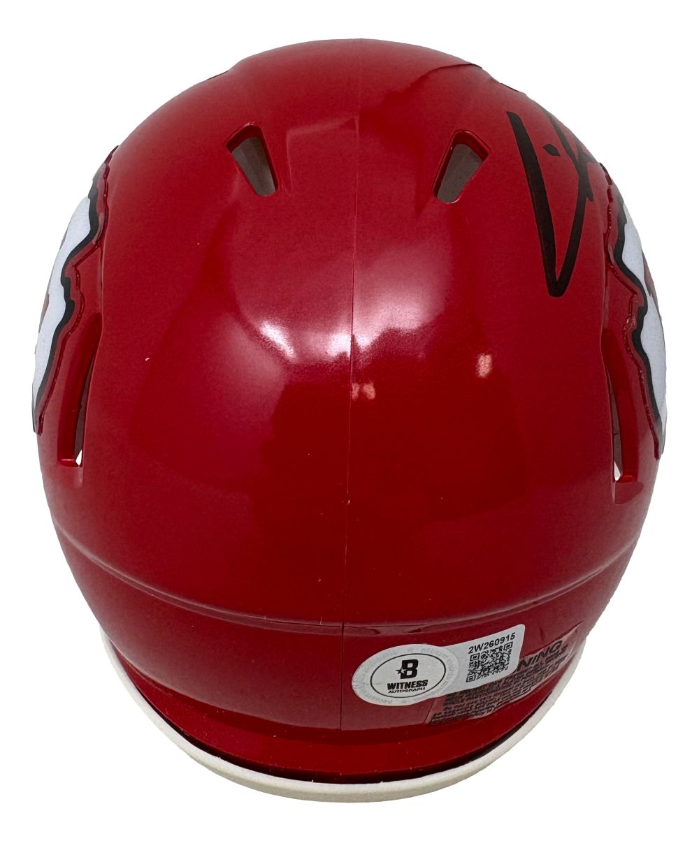 Felix Anudike-Uzomah Signed Kansas City Chiefs Mini Speed Helmet BAS