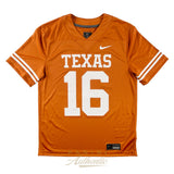 Arch Manning Signed Texas Longhorns Nike Replica Jersey Panini
