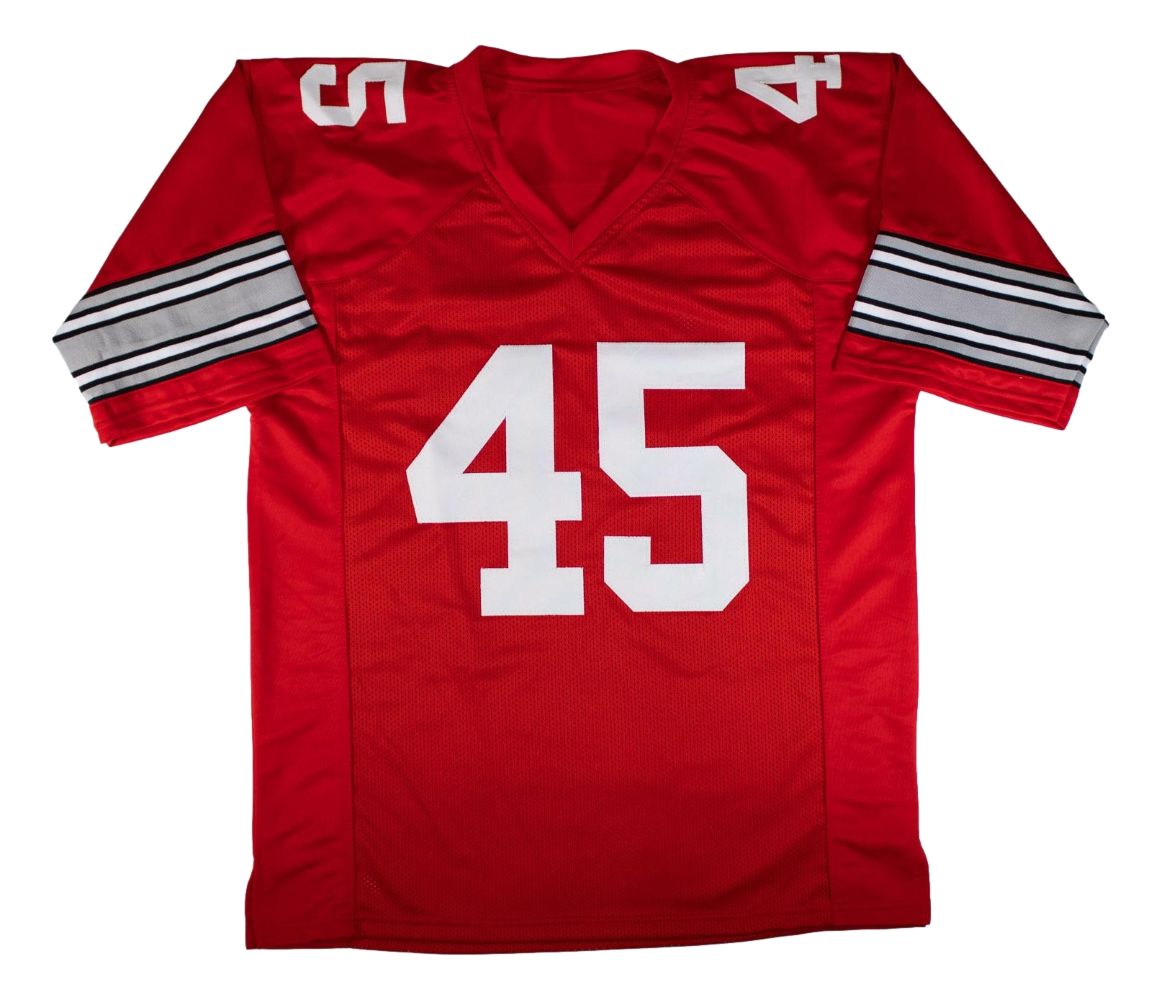 Archie Griffin Ohio State Signed Red Football Jersey HT 1974/75 GTSM