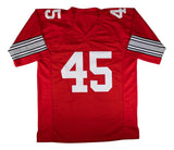 Archie Griffin Ohio State Signed Red Football Jersey HT 1974/75 GTSM