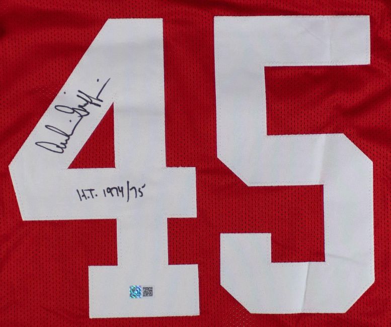Archie Griffin Ohio State Signed Red Football Jersey HT 1974/75 GTSM