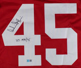 Archie Griffin Ohio State Signed Red Football Jersey HT 1974/75 GTSM