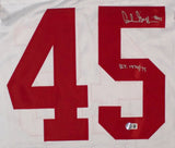 Archie Griffin Ohio State Signed White Football Jersey HT 1974/75 BAS