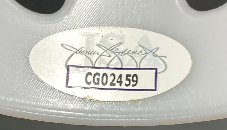 Ari Lehman Signed Jason Vorhees White Costume Mask Crystal Lake Killer JSA