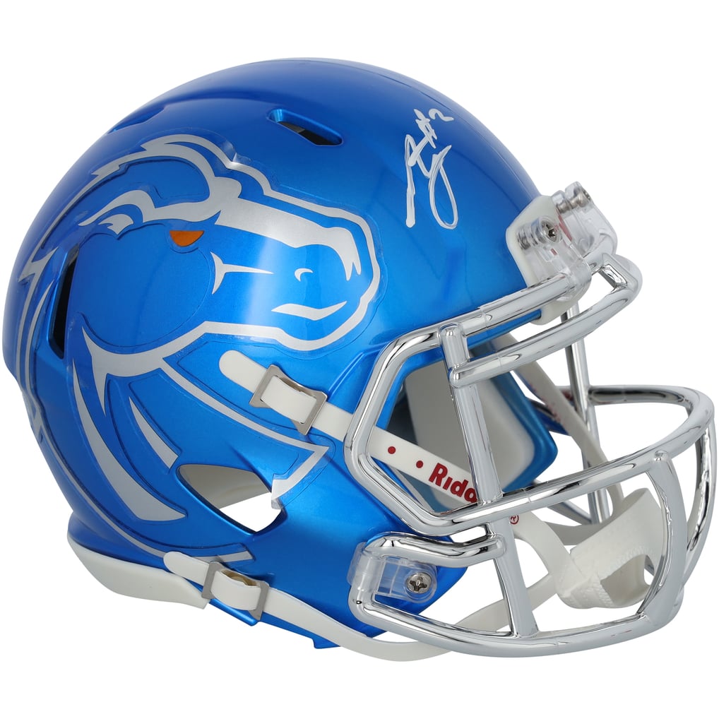 Ashton Jeanty Autographed Boise State Broncos Speed Mini Helmet Fanatics