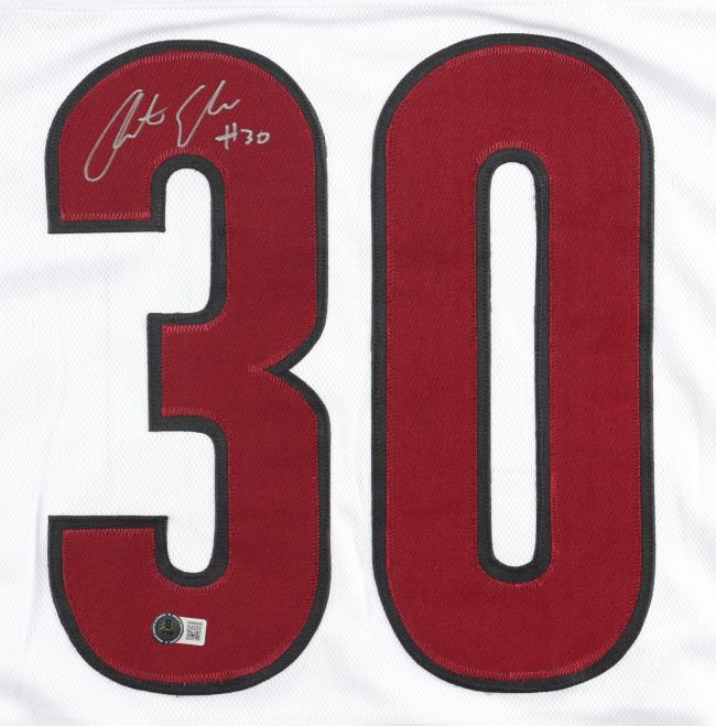 Austin Ekeler Washington Signed White Football Jersey BAS