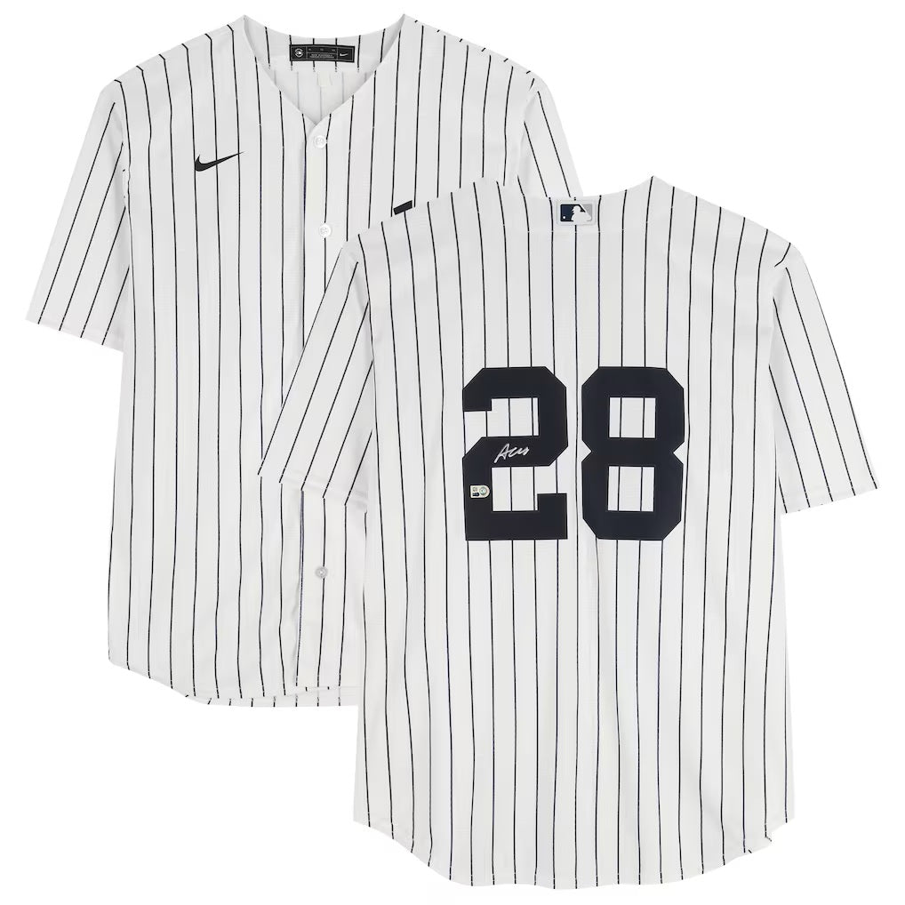 Austin Wells Signed New York Yankees Nike Replica Baseball Jersey Fanatics