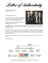 Cult Cast (4) Lucas, Davis, Knepper & Tal Signed 11X14 Photo PSA/DNA #U14340