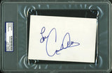 Carol Alt Authentic Signed 4X6 Index Card Autographed PSA/DNA Slabbed