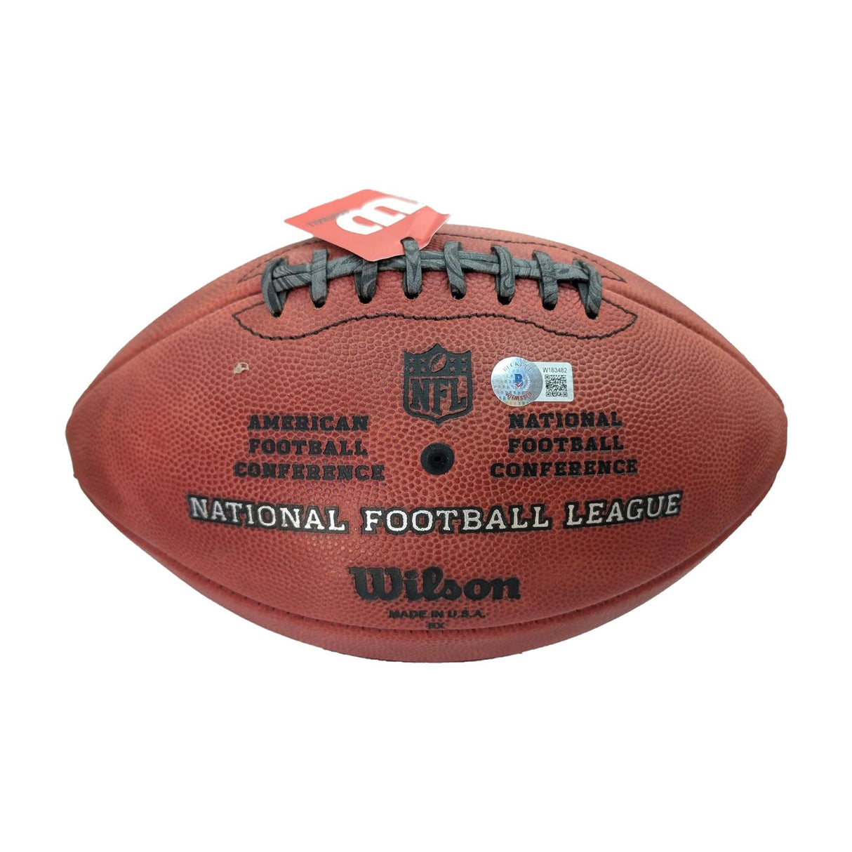 Mike Alstott Autographed Wilson Duke Metallic Tampa Bay Buccaneers Football