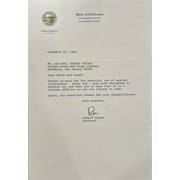 President Ronald Reagan Signed Letter BAS AC22608 - Sports Integrity