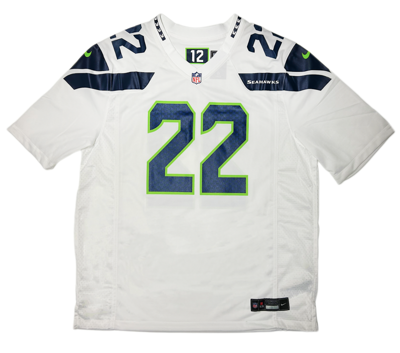 Rashid Shaheed Autographed Seattle Seahawks White Nike Game Jersey Beckett Witnessed