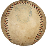 Babe Ruth New York Yankees Signed 1928 1st Home Run Baseball PSA+BAS