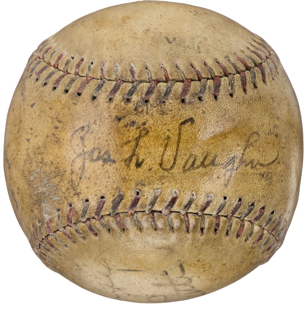 Babe Ruth Yankees 1938 Multi Signed Baseball w/ Detailed Provenance PSA/DNA LOA