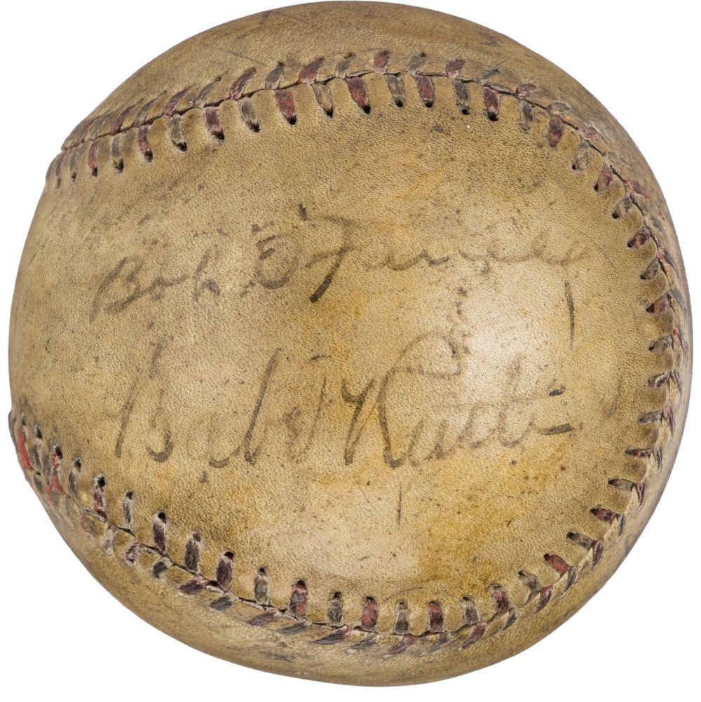 Babe Ruth Yankees 1938 Multi Signed Baseball w/ Detailed Provenance PSA/DNA LOA
