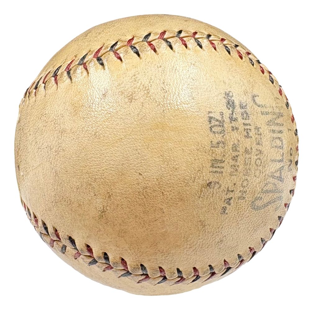 Babe Ruth Yankees 1920s Signed Official Spalding NL Baseball JSA ZZ35615