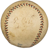 Babe Ruth Ty Cobb Signed Official American League Baseball PSA+BAS LOA