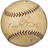 Babe Ruth Ty Cobb Signed Official American League Baseball PSA+BAS LOA