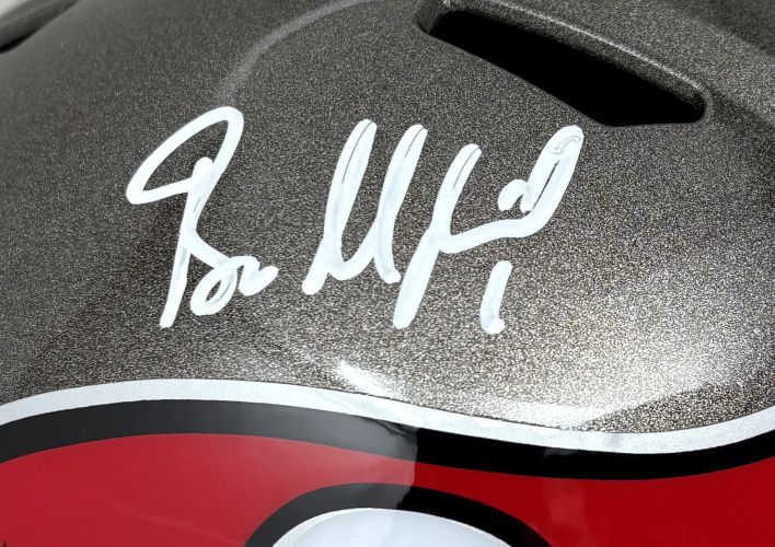 Baker Mayfield Signed Tampa Bay Buccaneers Full Size Replica Helmet BAS
