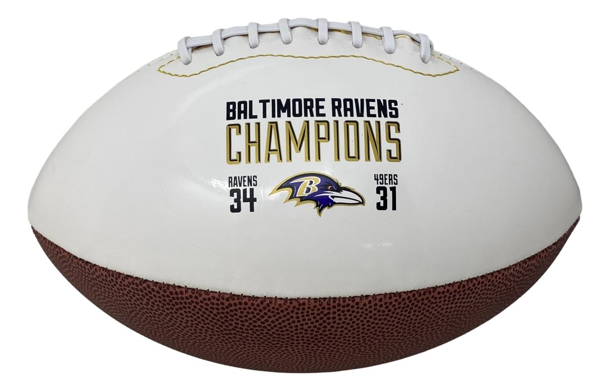 Baltimore Ravens Super Bowl XLVII Champions Logo Football - Sports Integrity