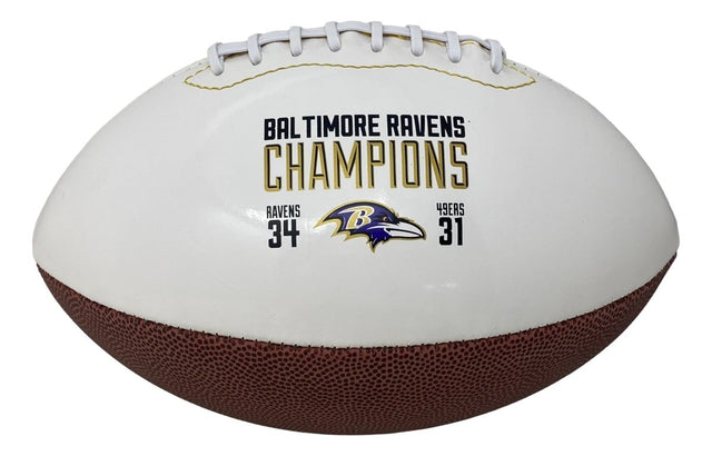 Baltimore Ravens Super Bowl XLVII Champions Logo Football - Sports Integrity