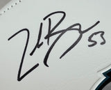 Zack Baun Signed Philadelphia Eagles Logo Football BAS w/ Case