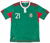 Adolfo Bautista Signed Mexico Adidas Soccer Jersey JSA QR