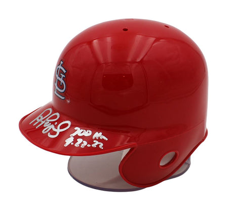 Albert Pujols Autographed Mini Helmet 700 HR 9.23.22