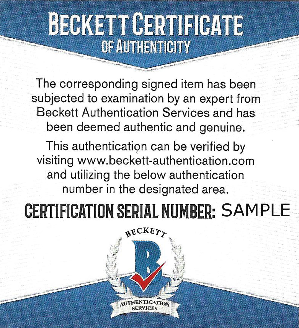Steve Atwater Autographed Denver Broncos Speed Mini Helmet Beckett BAS Stock #177486