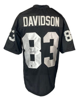 Ben Davidson Oakland Signed Black Football Jersey BAS