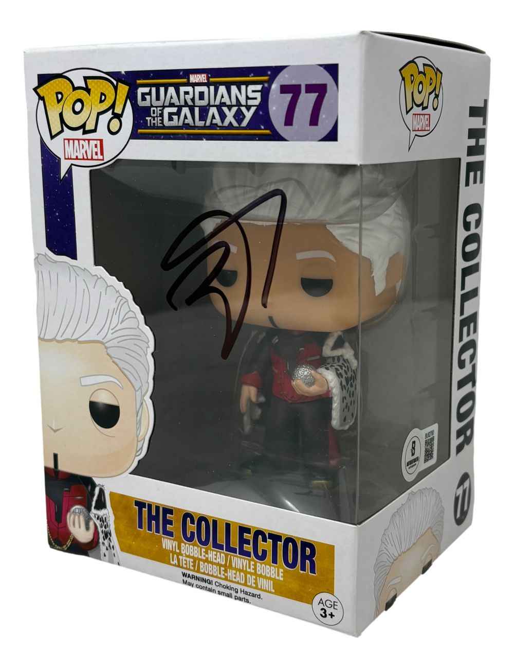Benicio Del Toro Signed Guardians Of The Galaxy Funko Pop #77 BAS