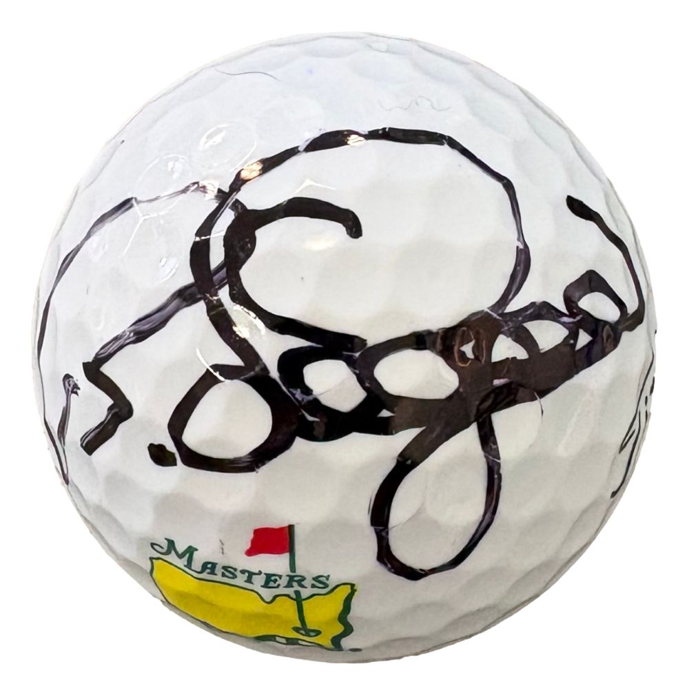 Bernhard Langer Signed Titleist Masters Logo Golf Ball PSA/DNA
