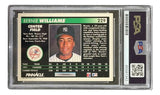 Bernie Williams Signed 1992 Pinnacle #229 New York Yankees Trading Card PSA