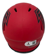Bijan Robinson Signed Atlanta Falcons Rave Mini Speed Helmet BAS ITP