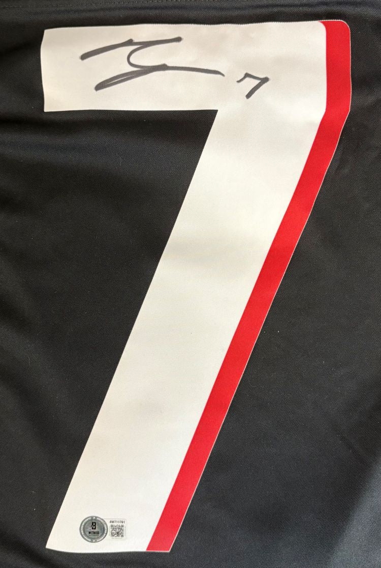 Bijan Robinson Signed Falcons Nike Vapor FUSE Limited Replica Jersey BAS