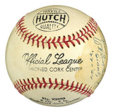 Bill Terry New York Giants Signed Official League Baseball PSA Auto Grade 9
