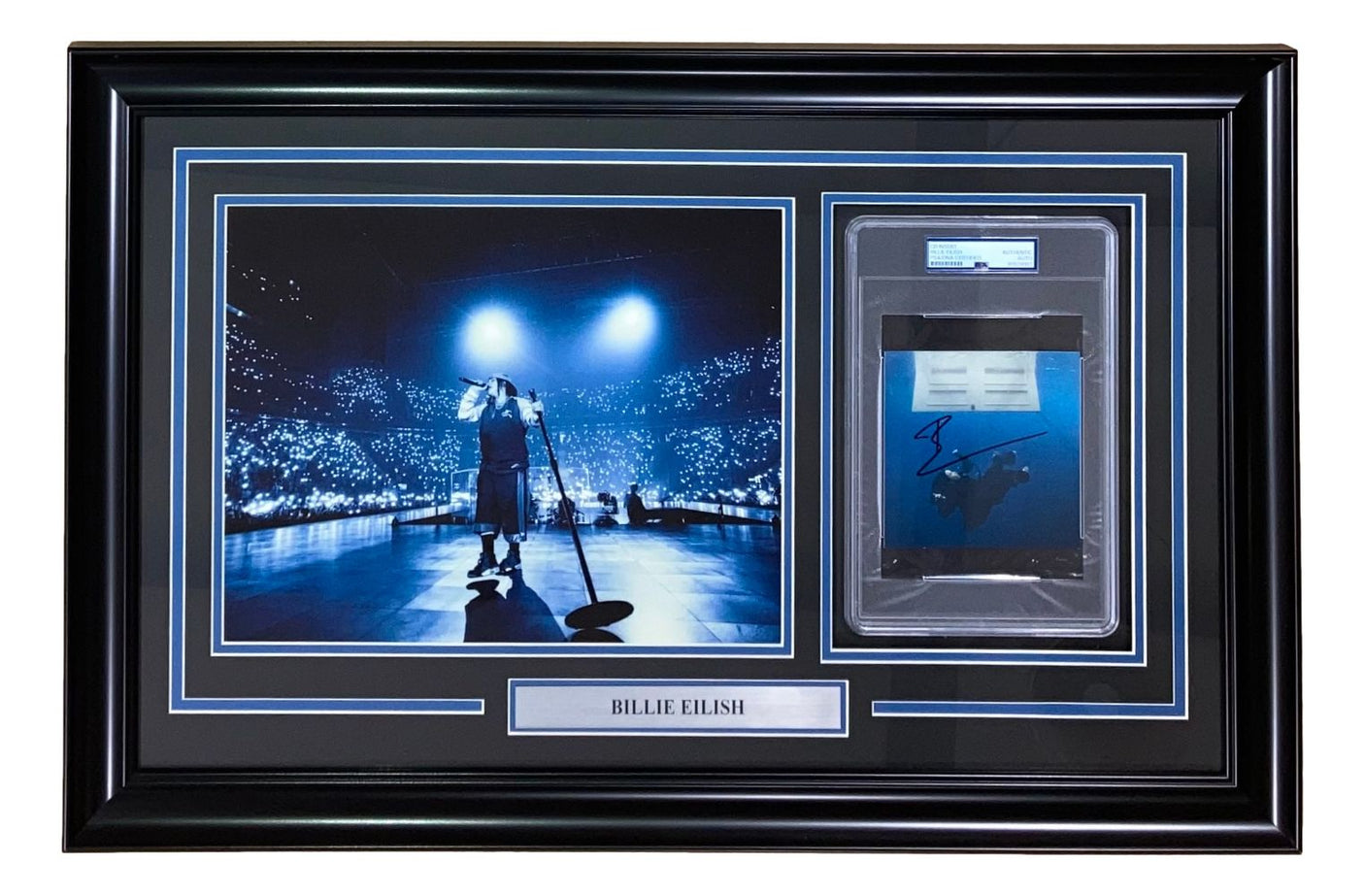 Billie Eilish Signed Framed Hit Me Hard And Soft CD Insert w/ 11x14 Photo PSA