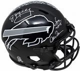 Jim Kelly Thomas Reed Signed Bills FS Salute To Service Authentic Helmet JSA QR