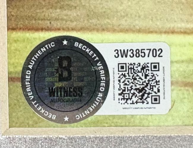 Larry Bird Magic Johnson Signed Framed 16x20 Boston Celtics Lakers Photo PSA+BAS