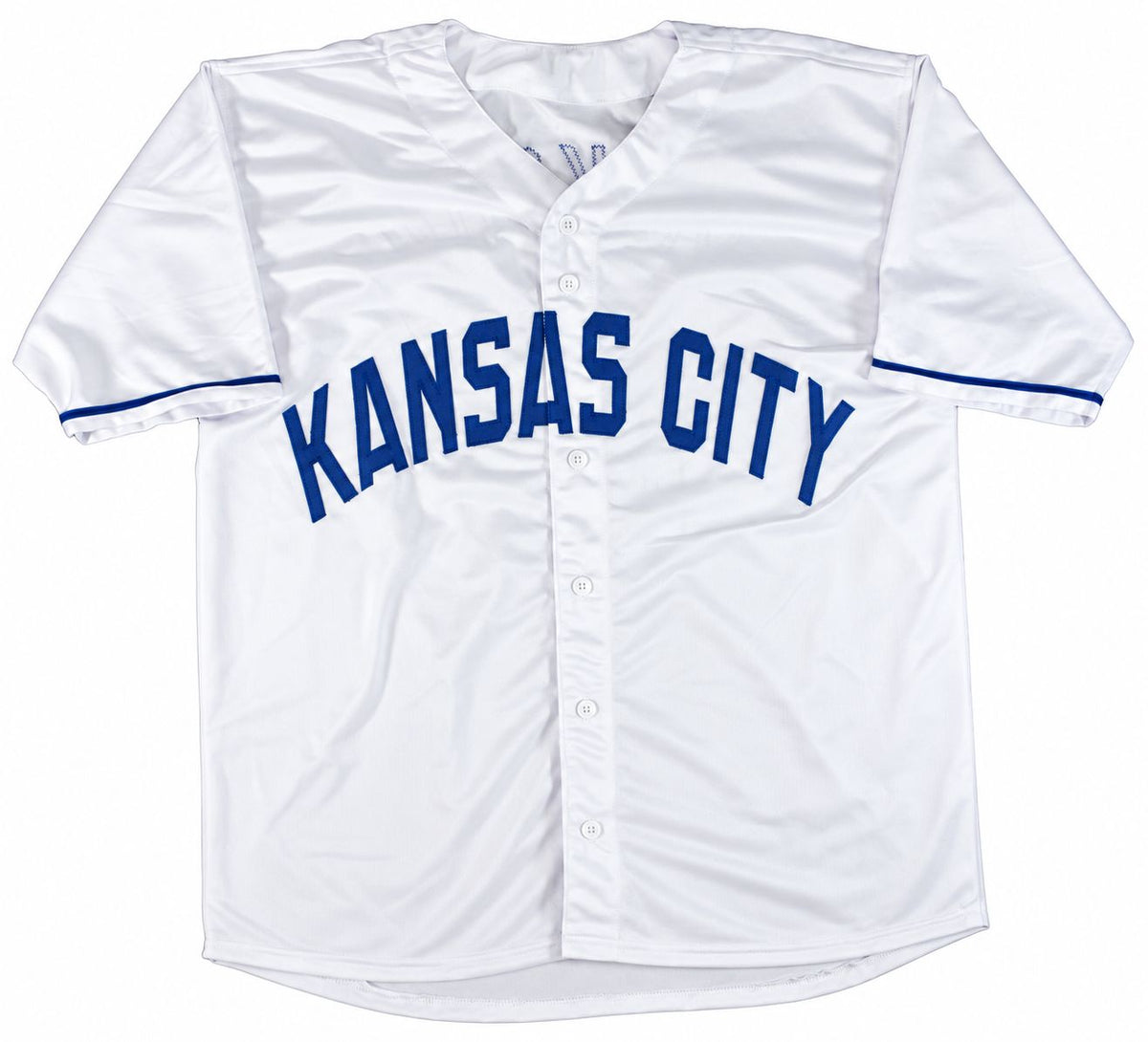 Bo Jackson Kansas City Signed White Baseball Jersey GTSM