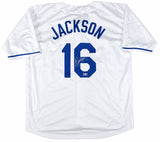 Bo Jackson Kansas City Signed White Baseball Jersey GTSM