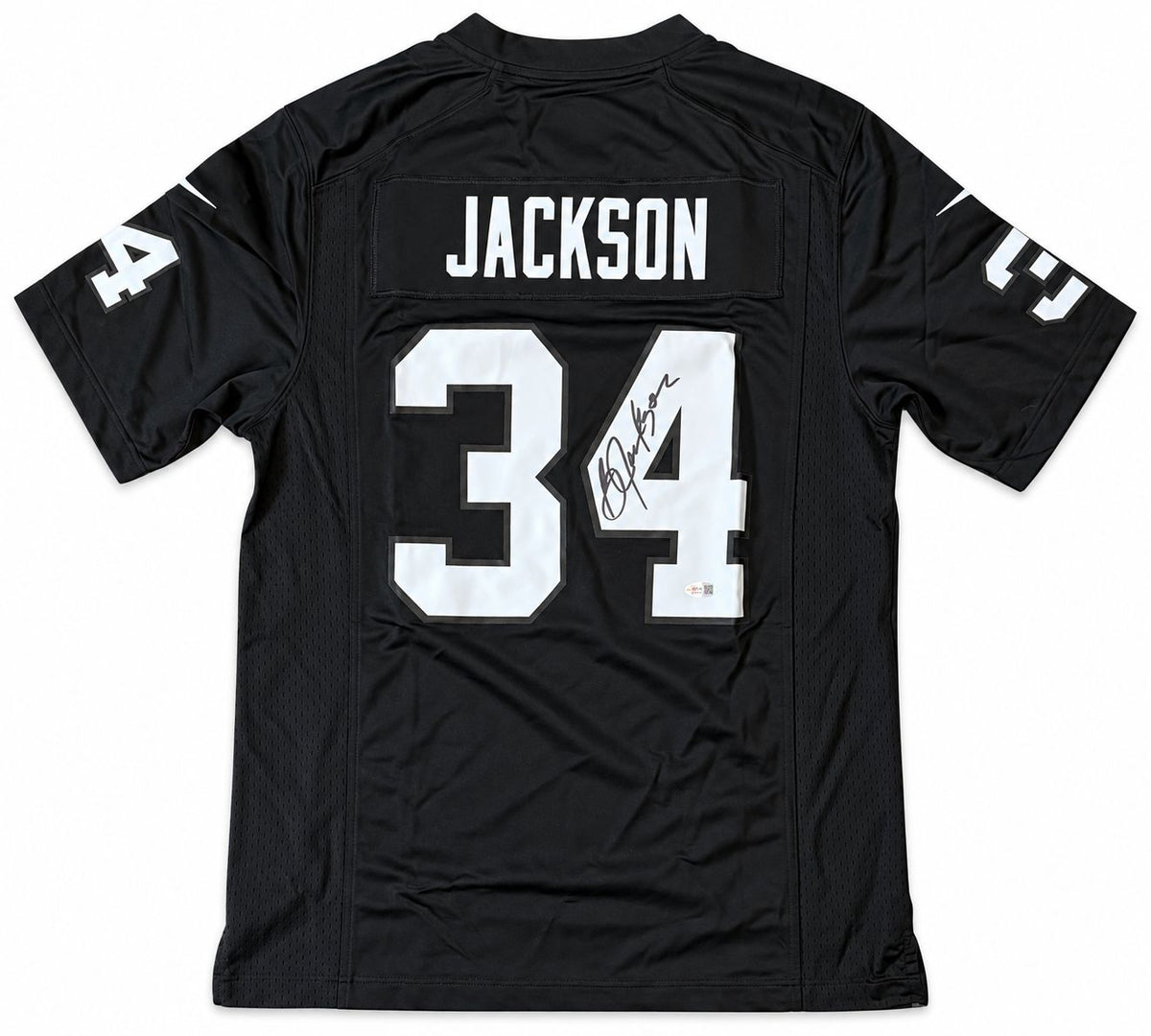 Bo Jackson Signed Las Vegas Raiders Nike Game Replica Jersey JSA QR
