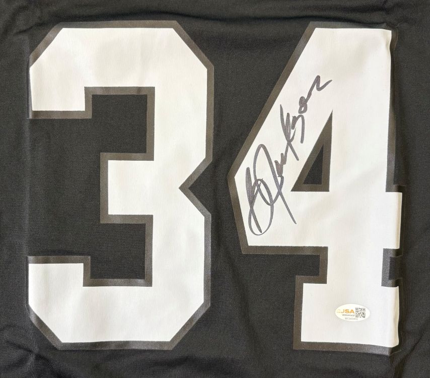 Bo Jackson Signed Las Vegas Raiders Nike Game Replica Jersey JSA QR